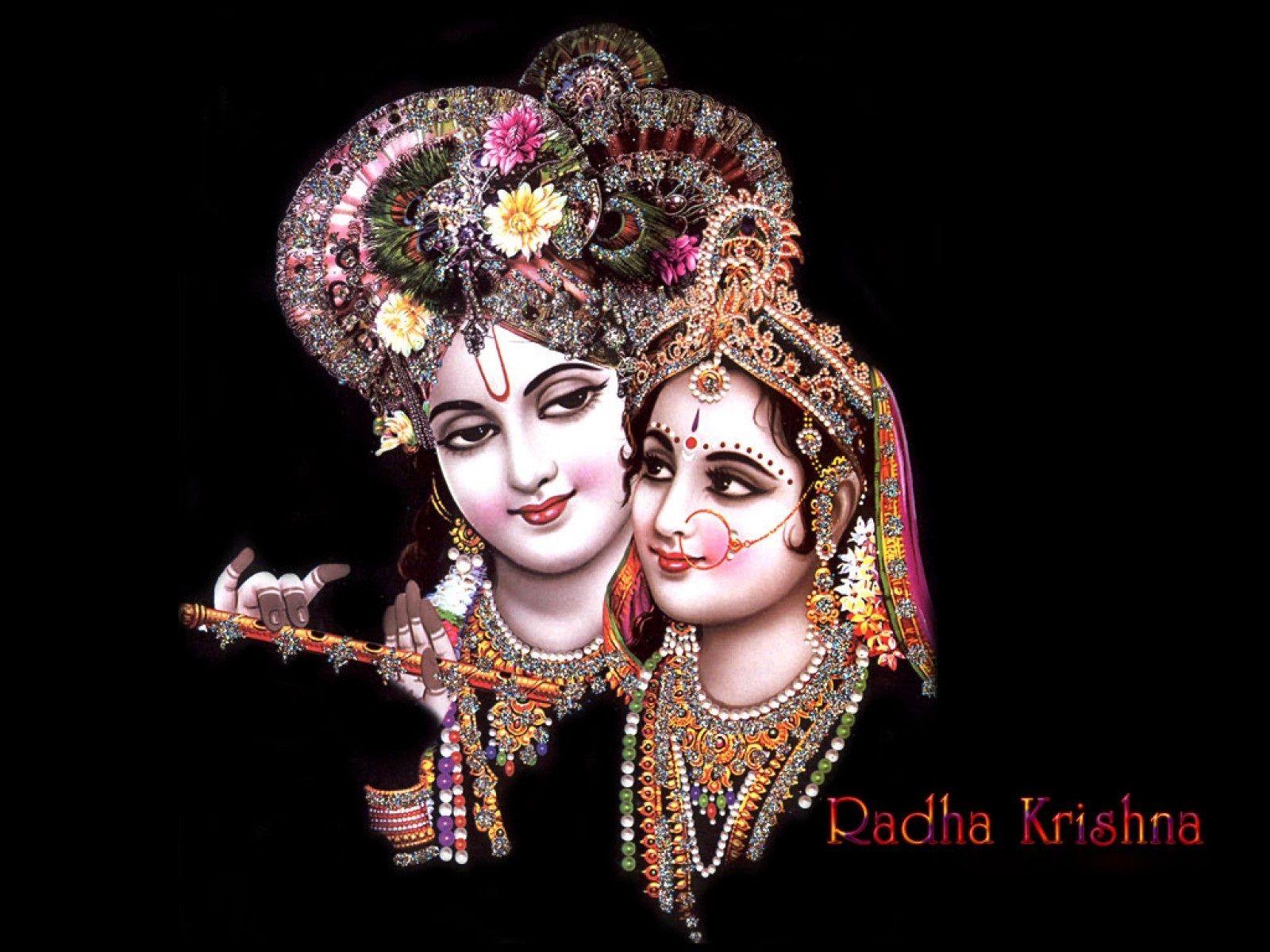 Radha Krishna Black  WhatsApp DP, HD Images